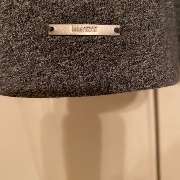 Lululemon Heather Gray Wrap Cowl Cardigan - Picture 3 of 6